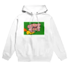 うさぎまみれのセレブ犬 Hoodie