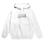 書く描く二人。のシリコン入りＴシャツ Hoodie