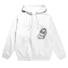 PokuStarの空打ちのイヌ Hoodie