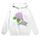 気ままに創作　よろず堂のあじさい　紫 Hoodie