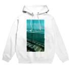 マケドニア腹筋選手権の海辺の鉄道 Hoodie