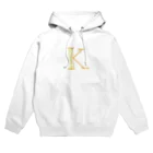 knot the peopleのembroideryprint_K Hoodie