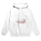 あさひの寝ている白いトイプードル Hoodie