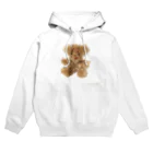 maked bear iidaの手づくりクマ　ベージュ Hoodie