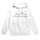 gold-tiaraのamethyst　flowers Hoodie