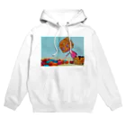 OKASHI NA IKIMONOの紙袋くんとグミ Hoodie