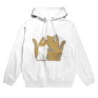 かわいいもののおみせ　いそぎんちゃくの表裏印刷　仲良し猫　三毛&サビ Hoodie