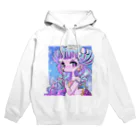 アジサイの織のTear drop Mermaid Hoodie