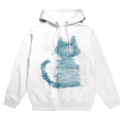 ついついのツイッターのぼんやり猫 Hoodie