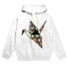 アズペイントの折りツル Hoodie