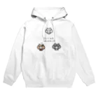 うさぎまるえkawaiishop のくまコロりん『そーしゃるディスタンス』 Hoodie