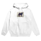 カズイのネコアートのcatpainting Hoodie