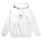 Anju_rian︎︎☁︎︎*.のPink Rose Hoodie