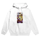 兎派のpaint_01_xx(purple) Hoodie