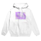 ChellChellCheerのパープル マーブル　チア Hoodie