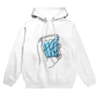 うらめし屋　のグラス　もってる Hoodie