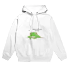 Cubのおえかきグッズ。の覗き見カエルくん Hoodie