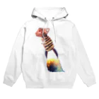 アズペイントのイカロケット Hoodie