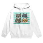 miku'ꜱGallery星猫の歴代にゃんズゆるゆるフェイス Hoodie