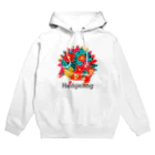 さがみ屋のHedgehog flower Hoodie