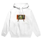 illust_designs_labのレトロな昭和の可愛いテレビのイラスト 脚付き  Hoodie