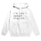 チャーリーのI'm can't speak English Hoodie