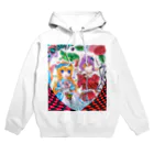 ぺちゃの ○。銀狐堂。○ のアリスと時計うさぎ Hoodie