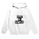 arkのLIFE is SIMPLE Hoodie