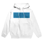 Planet Evansの青と白の縦縞 Hoodie