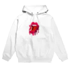 ぐにゃんじROCKのぐちゃっとしたくちびる Hoodie