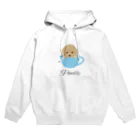 Links-Tのコーヒーカップ犬　プードル Hoodie