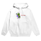 ねこぜや のROBOBO アオボウシインコ Hoodie