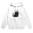 Links-Tの黒猫後ろ姿 Hoodie