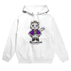 ゆきだるまころころのねこの王子様＊紫 Hoodie