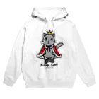 ゆきだるまころころのねこの王様＊赤 Hoodie