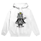 ゆきだるまころころのねこの王様＊黒 Hoodie