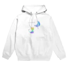 梅のMay your wish come true　ブラック Hoodie