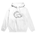 ゆるいまるの共生中のうつぼとえびー逆ver. Hoodie