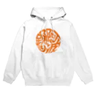 ジェーンのみせ(いっ福商店)の丸に阿波踊り　橙 Hoodie