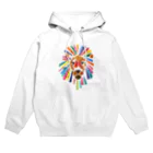 chicodeza by suzuriのビビッドライオン Hoodie