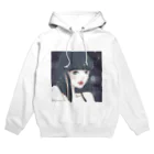 m i n a n oの黒髪ロングの女の子と桜 Hoodie