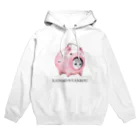 萌獣ファクトリー「純屋」の萌獣 猫 かとりにゃんこう：ピンク Hoodie