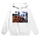 ニューヨークのシアトル市場 花 Hoodie