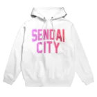 JIMOTO Wear Local Japanの仙台市 SENDAI CITY Hoodie