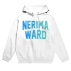 JIMOTOE Wear Local Japanの練馬区 NERIMA WARD ロゴブルー　 Hoodie