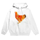 工房もりふくろうのニワトリ Hoodie