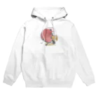 まめるりはことりのモモイロインコちゃんとトウモロコシ【まめるりはことり】 Hoodie