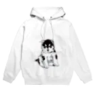 イキモノ専門のハスキー Hoodie