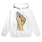 石のサムズアップ Hoodie