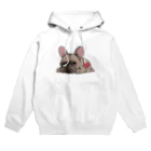 揺れるブヒ犬 Wiggly Pooch のふて寝のフレブル Hoodie